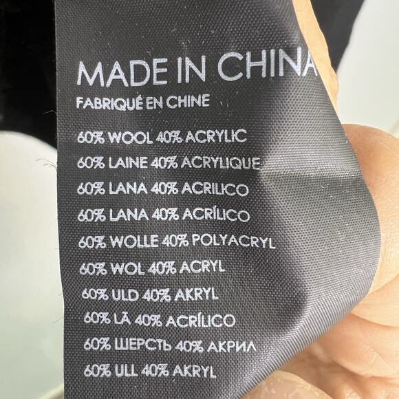 Club Monaco Womens Wool Blend Knit Crew Neck Sweater Sz S Black - Picture 7 of 10